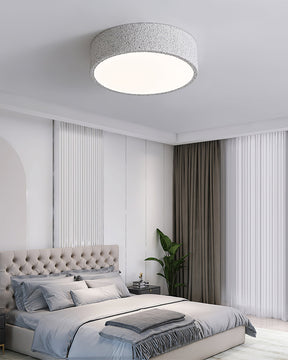 Lampe de Plafond Minimaliste - Design Brutaliste et Éclairage Doux