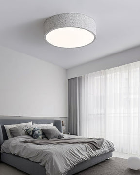 Lampe de Plafond Minimaliste - Design Brutaliste et Éclairage Doux