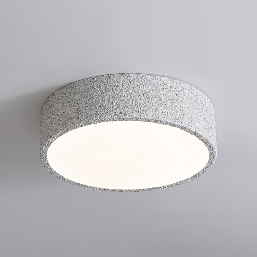 Lampe de Plafond Minimaliste - Design Brutaliste et Éclairage Doux