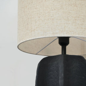 Lampe de Table Contemporaine en Céramique - Élégance et Lumière Chaleureuse