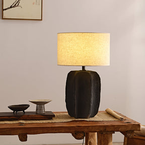 Lampe de Table Contemporaine en Céramique - Élégance et Lumière Chaleureuse
