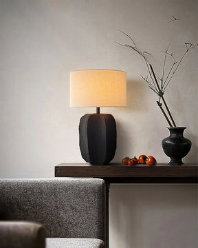 Lampe de Table Contemporaine en Céramique - Élégance et Lumière Chaleureuse