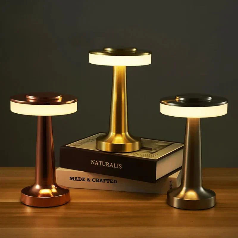Lampe de Table LED Portable - Éclairage Ambiant avec Batterie Rechargeable