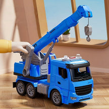 Camion Grue de Construction Éducatif - Lumières, Sons et Bras Mobile