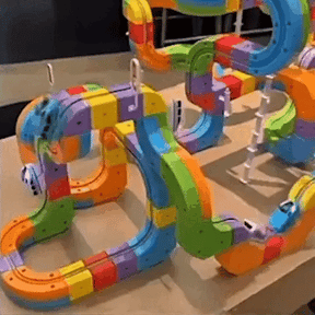 Kit de Construction Ferroviaire 3D | Apprentissage STEM Amusant et Créatif
