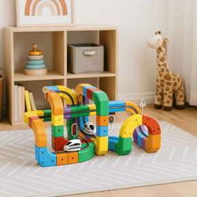 Kit de Construction Ferroviaire 3D | Apprentissage STEM Amusant et Créatif
