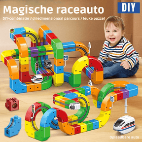 Kit de Construction Ferroviaire 3D | Apprentissage STEM Amusant et Créatif