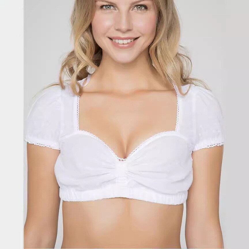 Blouse Dirndl Traditionnelle pour Femmes - Look Authentique et Confortable