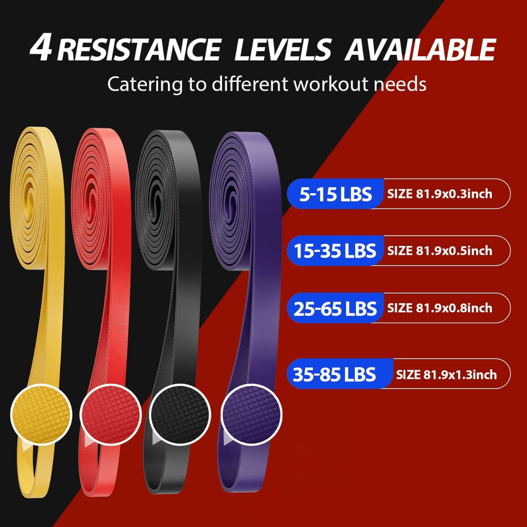 Bandes de Résistance pour Entraînement - Polyvalentes et Ajustables pour Force