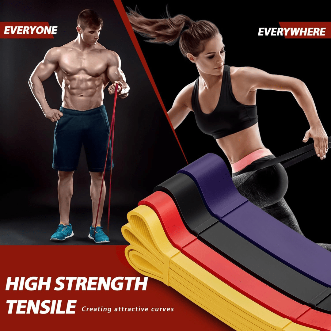 Bandes de Résistance pour Entraînement - Polyvalentes et Ajustables pour Force