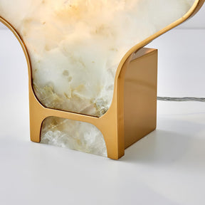 Lampe en Albâtre Élégante - Éclairage Sophistiqué pour Intérieur