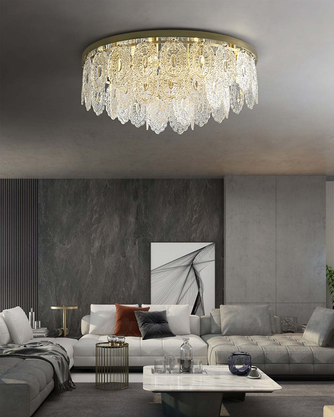 Éclairage de Chambre Luxueux en Cuivre - Design Élégant et Matériaux Durables