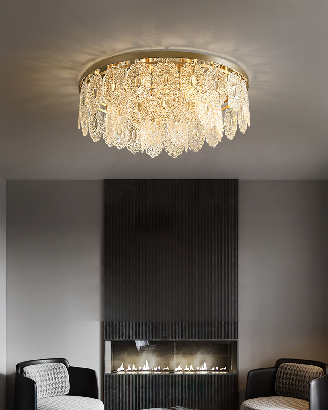 Éclairage de Chambre Luxueux en Cuivre - Design Élégant et Matériaux Durables
