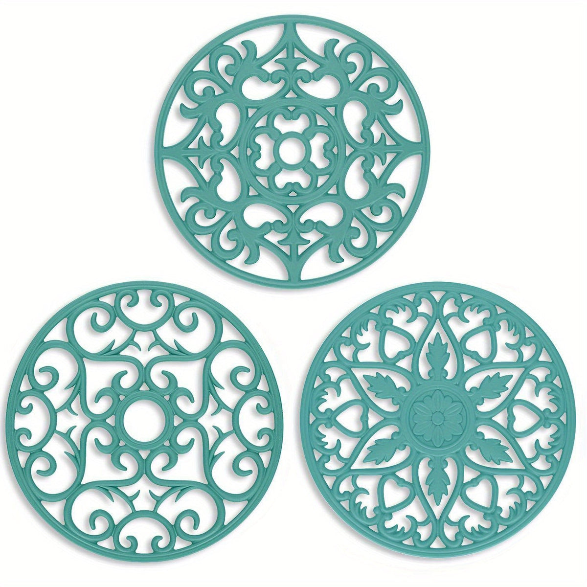 Trivets en Silicone Résistant à la Chaleur - Protection Pratique et Élégante pour Cuisine
