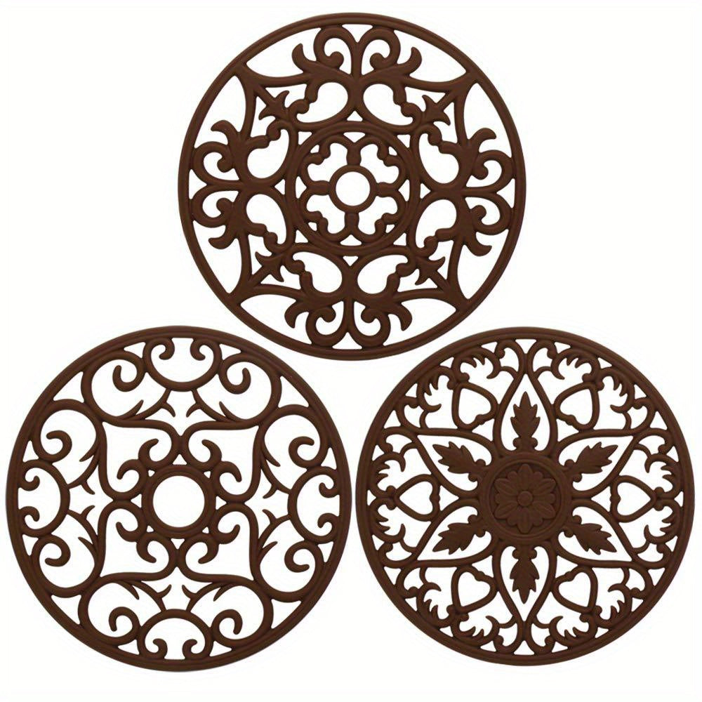 Trivets en Silicone Résistant à la Chaleur - Protection Pratique et Élégante pour Cuisine
