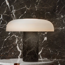 Lampe de Bureau Élégante en Marbre - Design Luxueux et Éclairage Ambiant