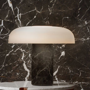 Lampe de Bureau Élégante en Marbre - Design Luxueux et Éclairage Ambiant