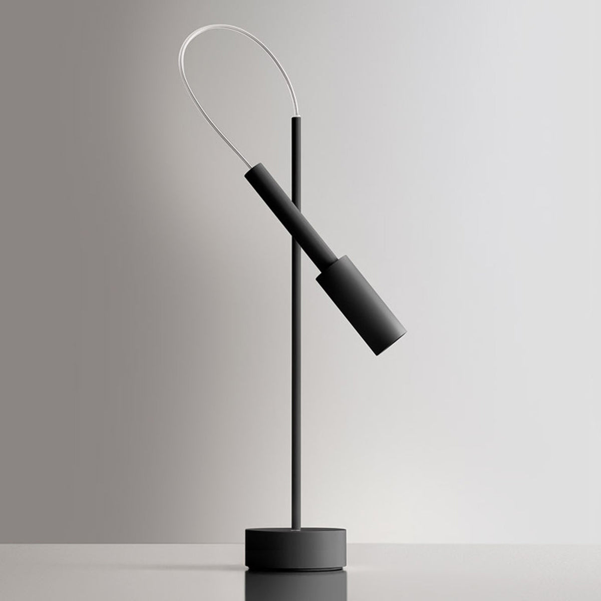 Lampe de Table Moderne Noir - Ambiance Chaleureuse et Élégante