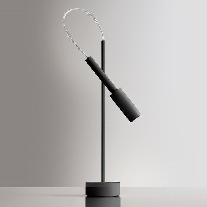 Lampe de Table Moderne Noir - Ambiance Chaleureuse et Élégante