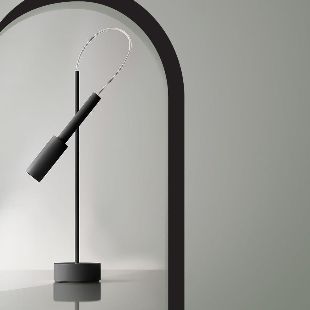 Lampe de Table Moderne Noir - Ambiance Chaleureuse et Élégante