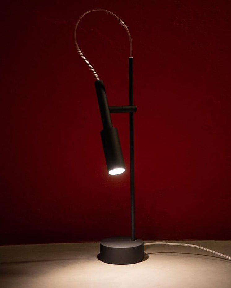 Lampe de Table Moderne Noir - Ambiance Chaleureuse et Élégante
