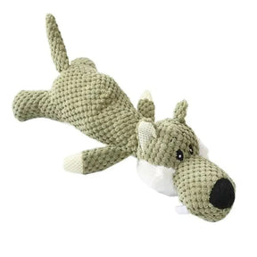 Jouet en Peluche Résistant pour Chiens - Durable et Squeaker Interactif