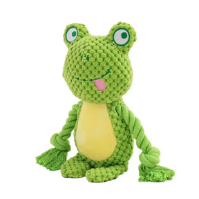 Jouet en Peluche Résistant pour Chiens - Durable et Squeaker Interactif