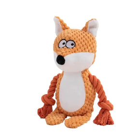 Jouet en Peluche Résistant pour Chiens - Durable et Squeaker Interactif