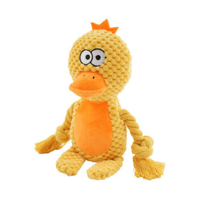 Jouet en Peluche Résistant pour Chiens - Durable et Squeaker Interactif