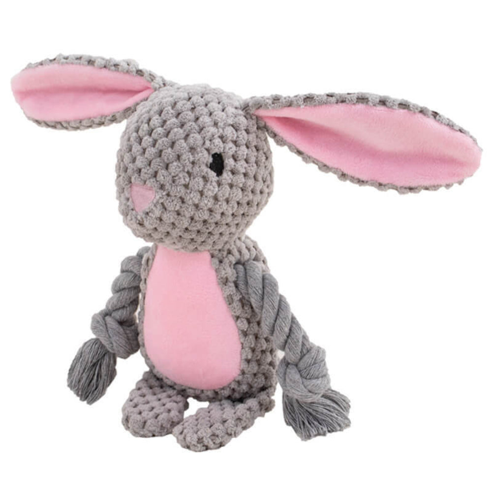 Jouet en Peluche Résistant pour Chiens - Durable et Squeaker Interactif