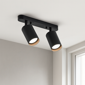 Lampe de Plafond Rotative à 2 Têtes - Éclairage Ciblé et Élégance Moderne