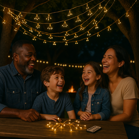 Guirlande Lumineuse en Fil de Cuivre - Télécommande et Ambiance Chaleureuse