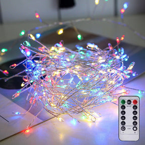 Guirlande Lumineuse en Fil de Cuivre - Télécommande et Ambiance Chaleureuse