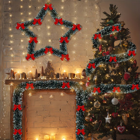 Guirlandes Lumineuses LED de Noël - Ensemble de 2 Pièces pour Intérieur et Extérieur