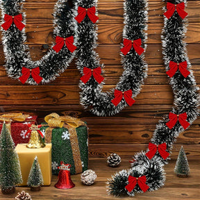 Guirlandes Lumineuses LED de Noël - Ensemble de 2 Pièces pour Intérieur et Extérieur
