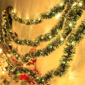 Guirlandes Lumineuses LED de Noël - Ensemble de 2 Pièces pour Intérieur et Extérieur