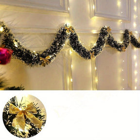 Guirlandes Lumineuses LED de Noël - Ensemble de 2 Pièces pour Intérieur et Extérieur