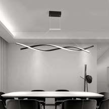 Chandelier en Spirale Contemporain - Design Élégant et Dimmable