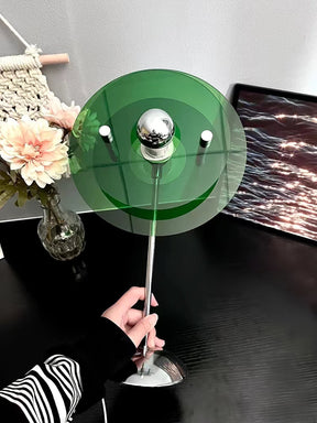 Lampe de Table Géométrique Élégante - Design Réfléchissant et Sophistiqué