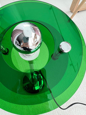 Lampe de Table Géométrique Élégante - Design Réfléchissant et Sophistiqué