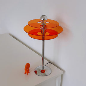 Lampe de Table Géométrique Élégante - Design Réfléchissant et Sophistiqué
