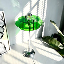 Lampe de Table Géométrique Élégante - Design Réfléchissant et Sophistiqué