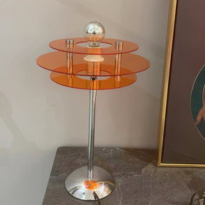 Lampe de Table Géométrique Élégante - Design Réfléchissant et Sophistiqué