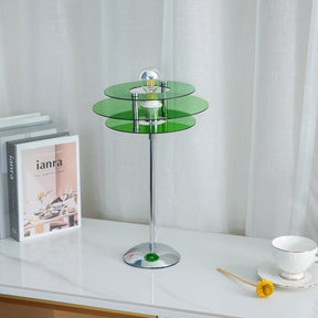 Lampe de Table Géométrique Élégante - Design Réfléchissant et Sophistiqué