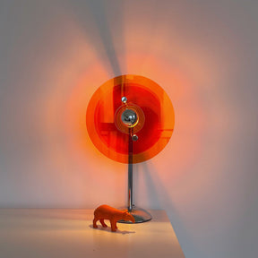 Lampe de Table Géométrique Élégante - Design Réfléchissant et Sophistiqué