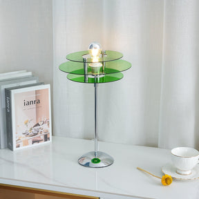 Lampe de Table Géométrique Élégante - Design Réfléchissant et Sophistiqué