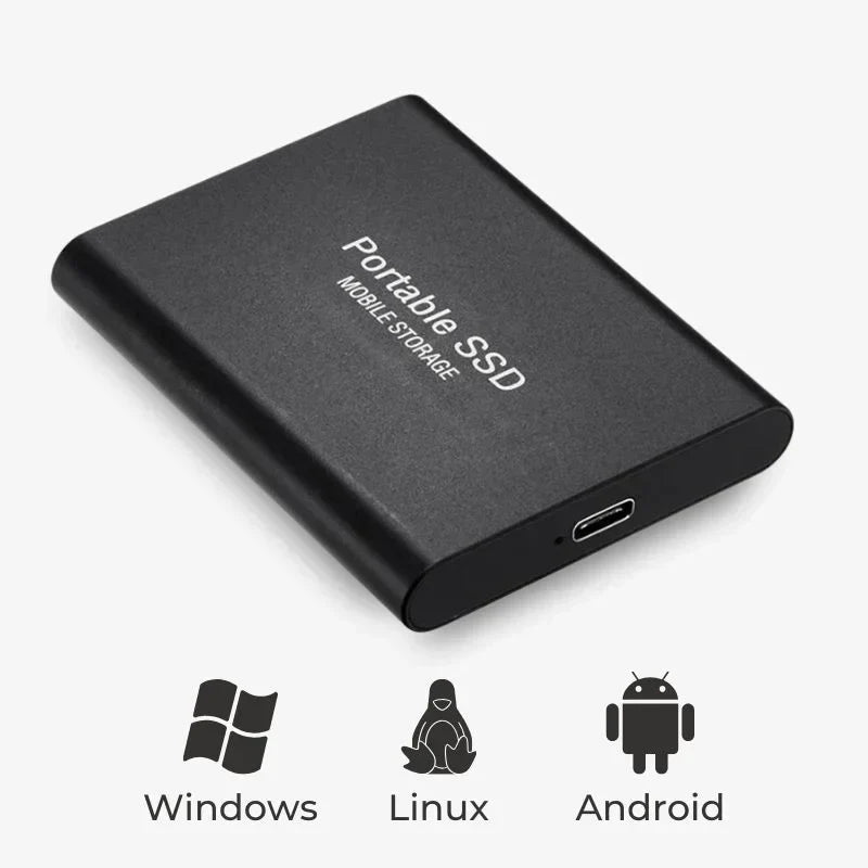 Disque SSD Externe Portable - Stockage Ultra Rapide et Sécurisé
