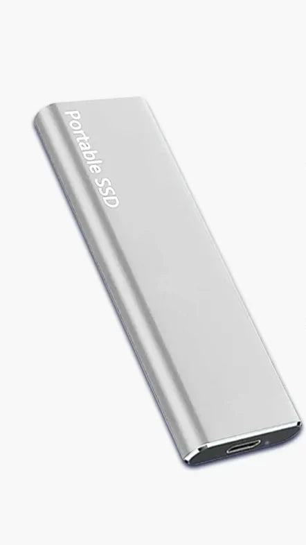 Disque Dur USB-C Portable - Transfert Rapide et Construction Durable