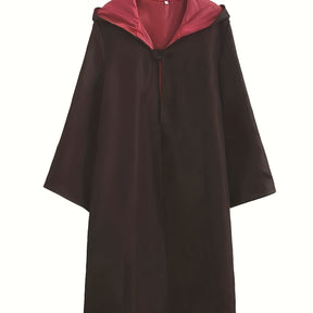 Cape de Sorcier Unisexe à Capuche - Costume Idéal pour Halloween et Cosplay