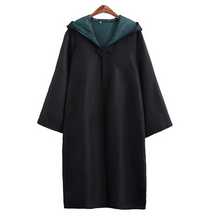Cape de Sorcier Unisexe à Capuche - Costume Idéal pour Halloween et Cosplay